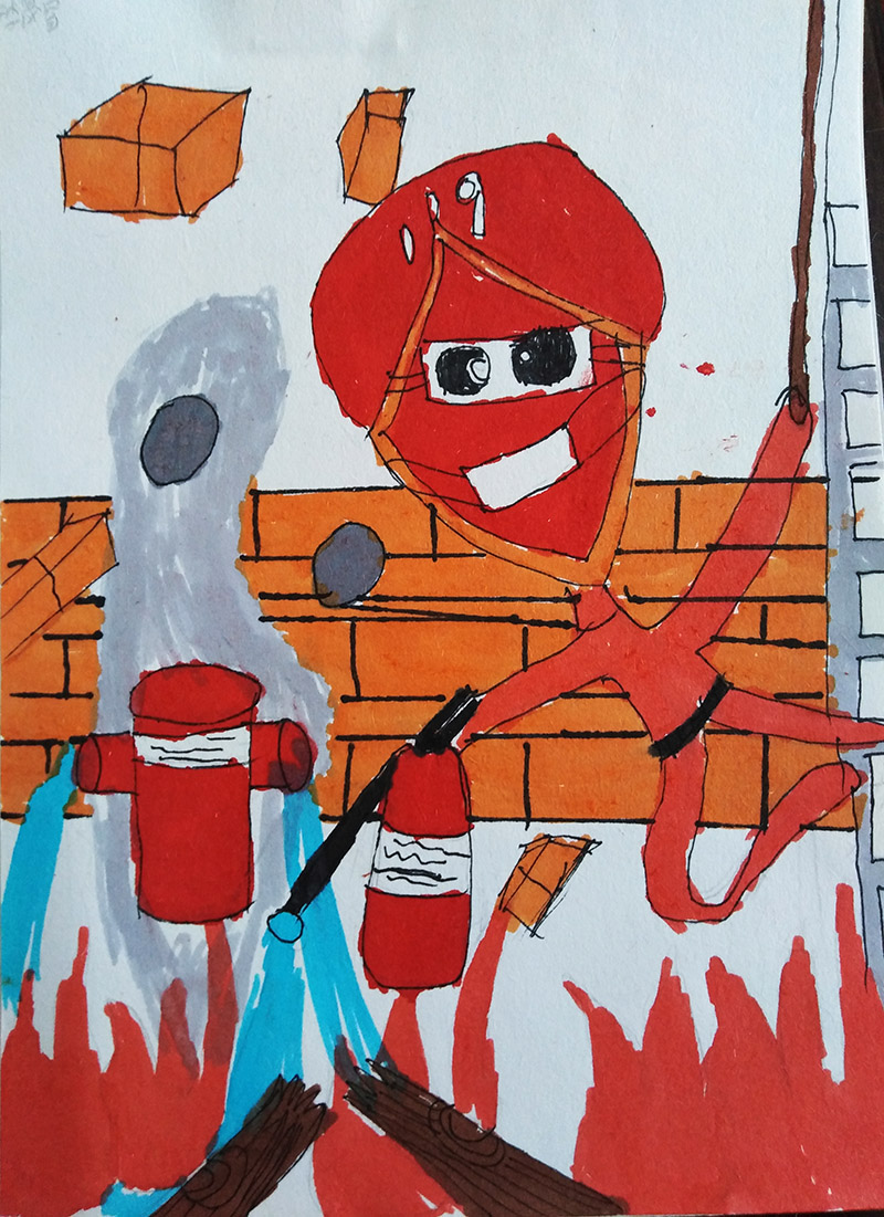 "生命至上,安全发展"2018杭州市童心绘安全绘画比赛